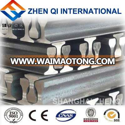 Supply different sizes rail steel from shanghai supplier